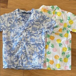 Janie and Jack Tropical Kids Button-Up Shirt Set